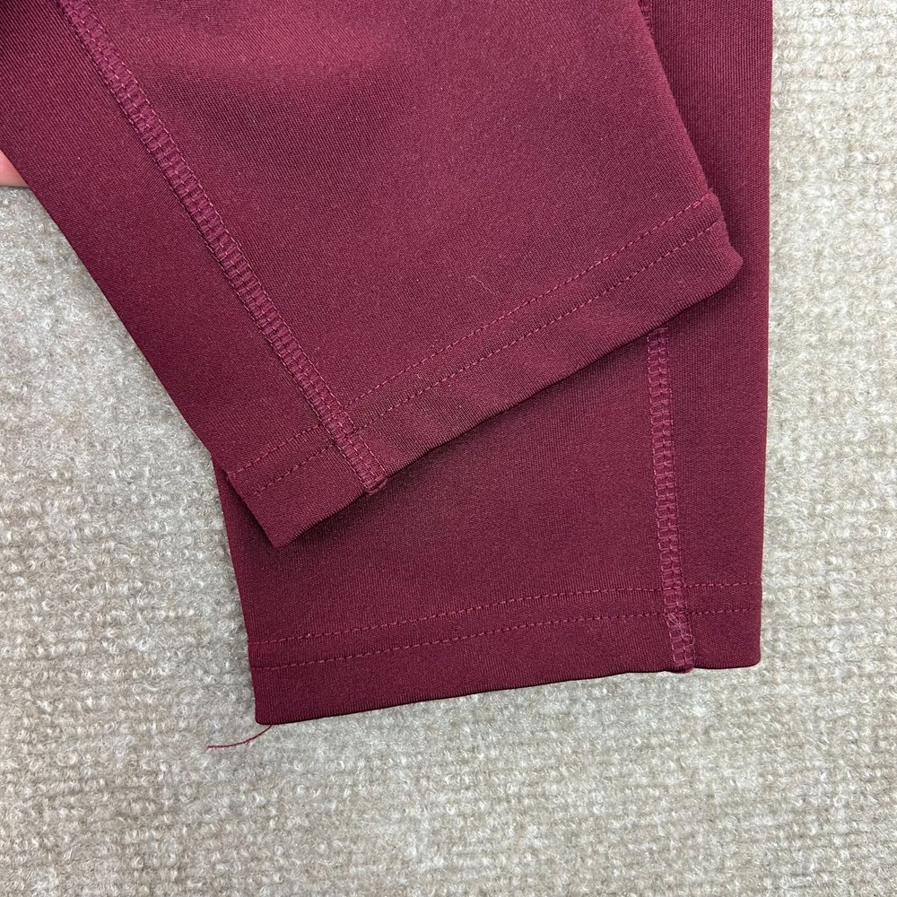 Pop Fit Leggings Womens Medium Purple Stretch High Rise Workout Yoga Running - Picture 5 of 13
